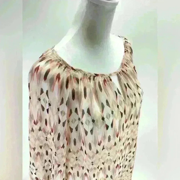 1X ROSE & OLIVE Women lightweight Very Sheer Blouse Top Pink A72 XL X Large - Picture 2 of 9